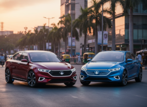 नव्या compact sedan चे प्रातिनिधिक चित्र