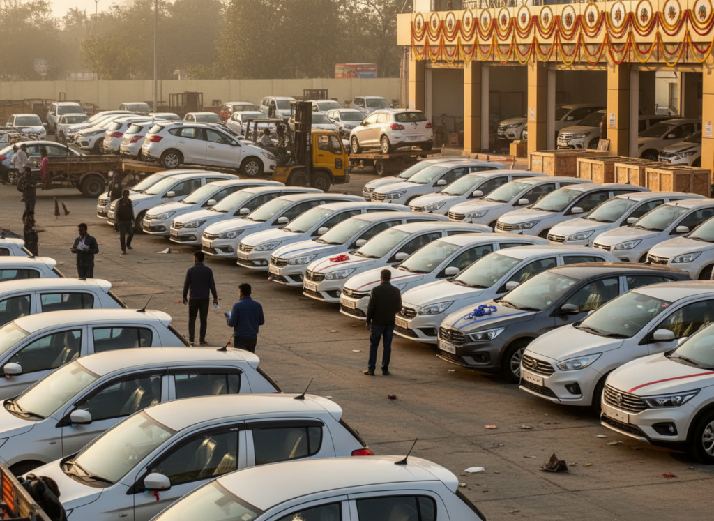 सप्टेंबरमधील विक्रमी प्रवासी वाहन रिटेलचे प्रातिनिधिक चित्र